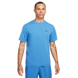 NIKE MENS DF UV HYVERSE SS BLUE