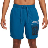 NIKE MENS DF FORM 7UL SHORT GX BLUE