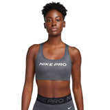 Nike Wmns NP Swoosh LGT SPT AOP Bra Grey