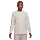 Nike Wmns One Relaxed DF LS Top Brown