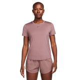 Nike Wmns One Classic DF SS Top Brown