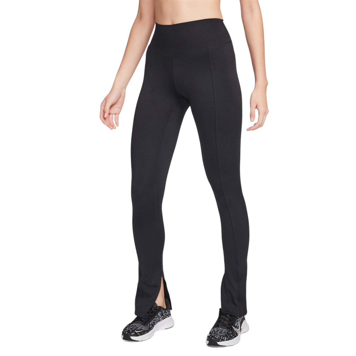 Nike Wmns DF One HR Tight Split Hem Blac