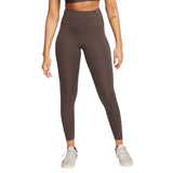 Nike Wmns One DF HR Tight Brown