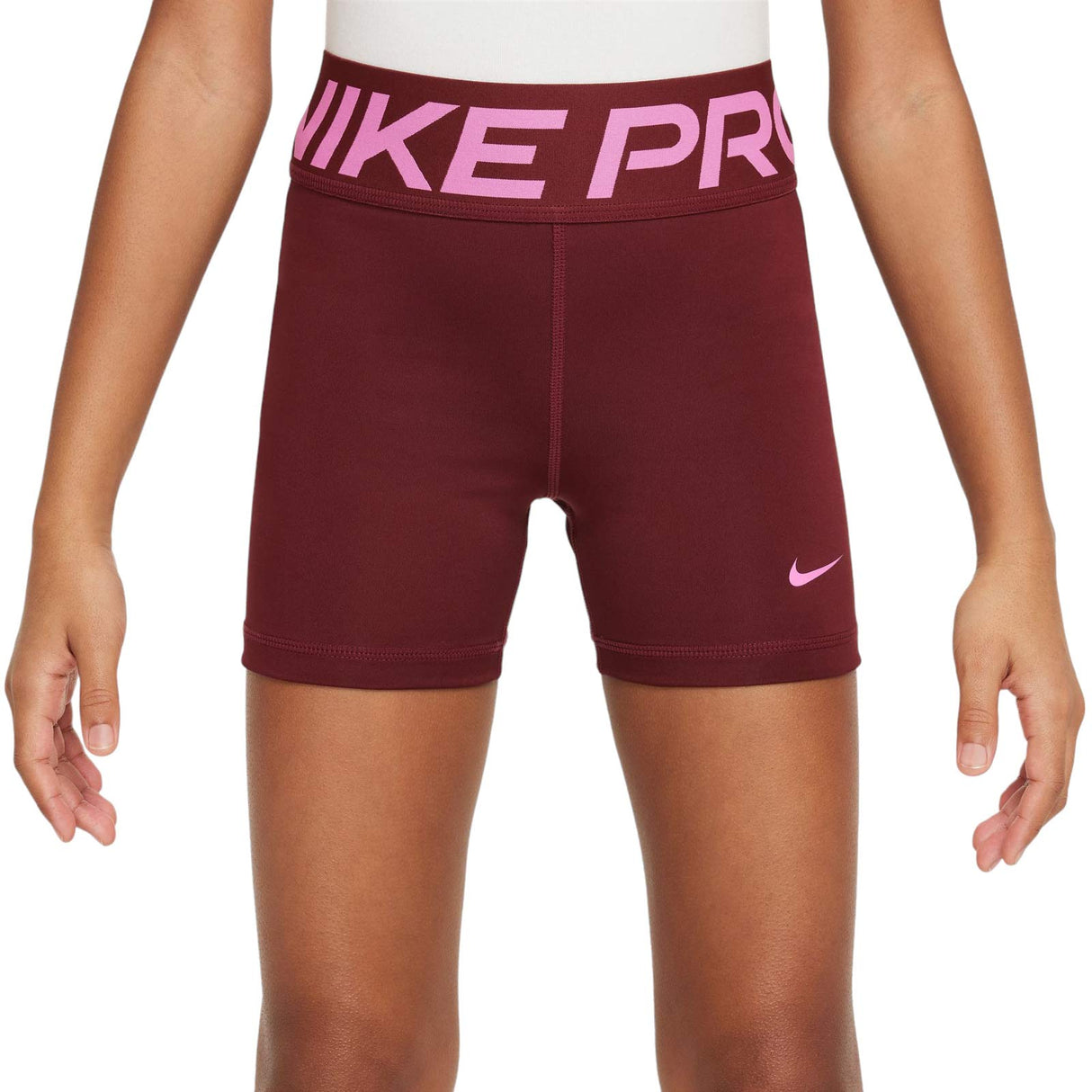 NIKE GIRLS DF 3IN SHORT SE+ RED
