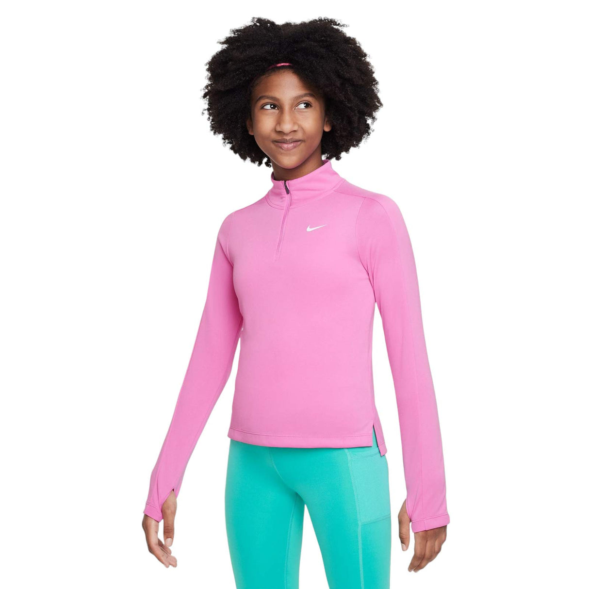 NIKE GIRLS DF LS HZ PINK