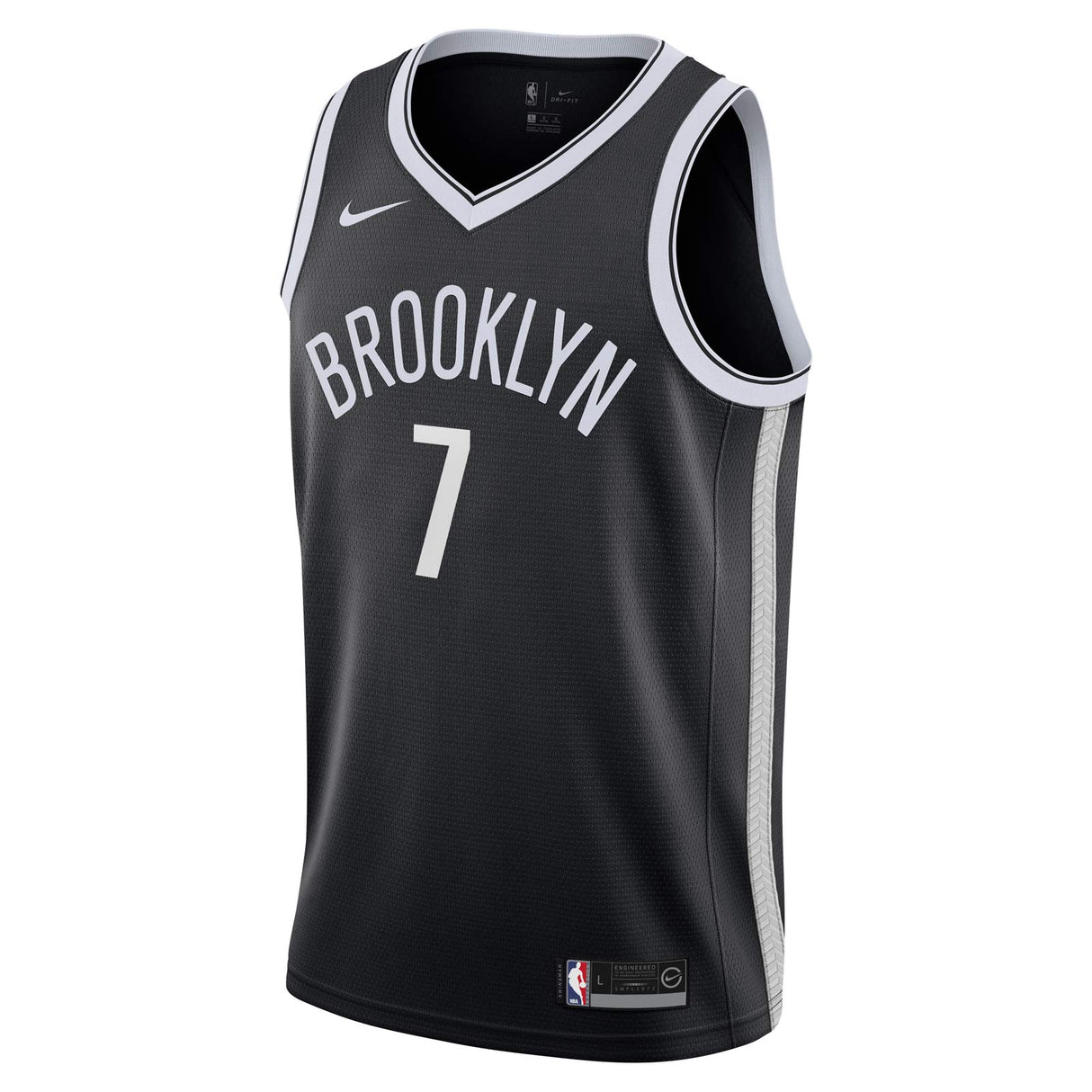 NIKE Nets Durant Icon Kids Jersey Black