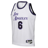 NIKE Lakers LeBron City Edition Kid Jrsy