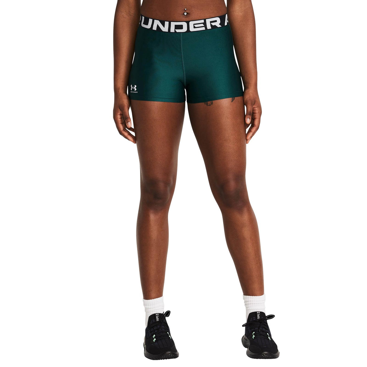 UA Womens HG Authentics Shorty Green