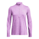 UA Womens Tech HZ Twist Top Purple