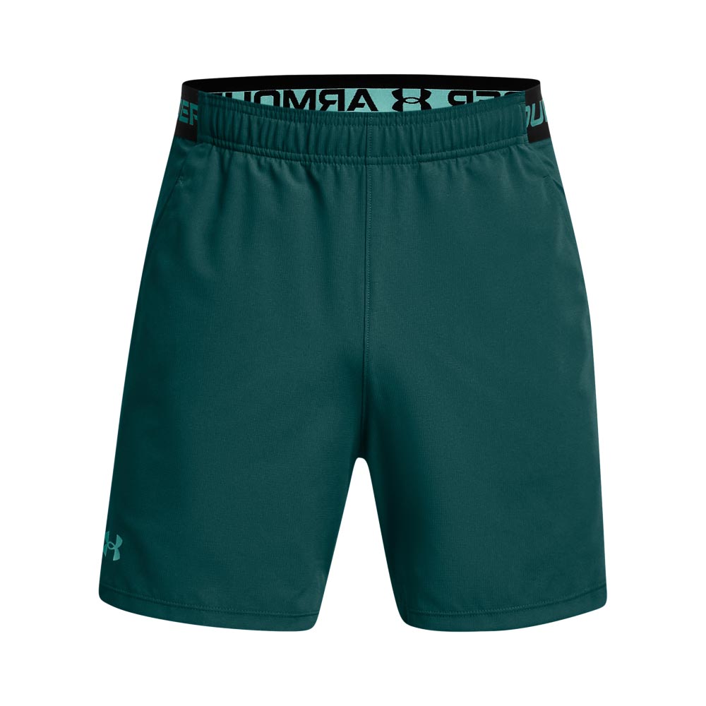 UA Mens Vanish Woven 6in Shorts Green