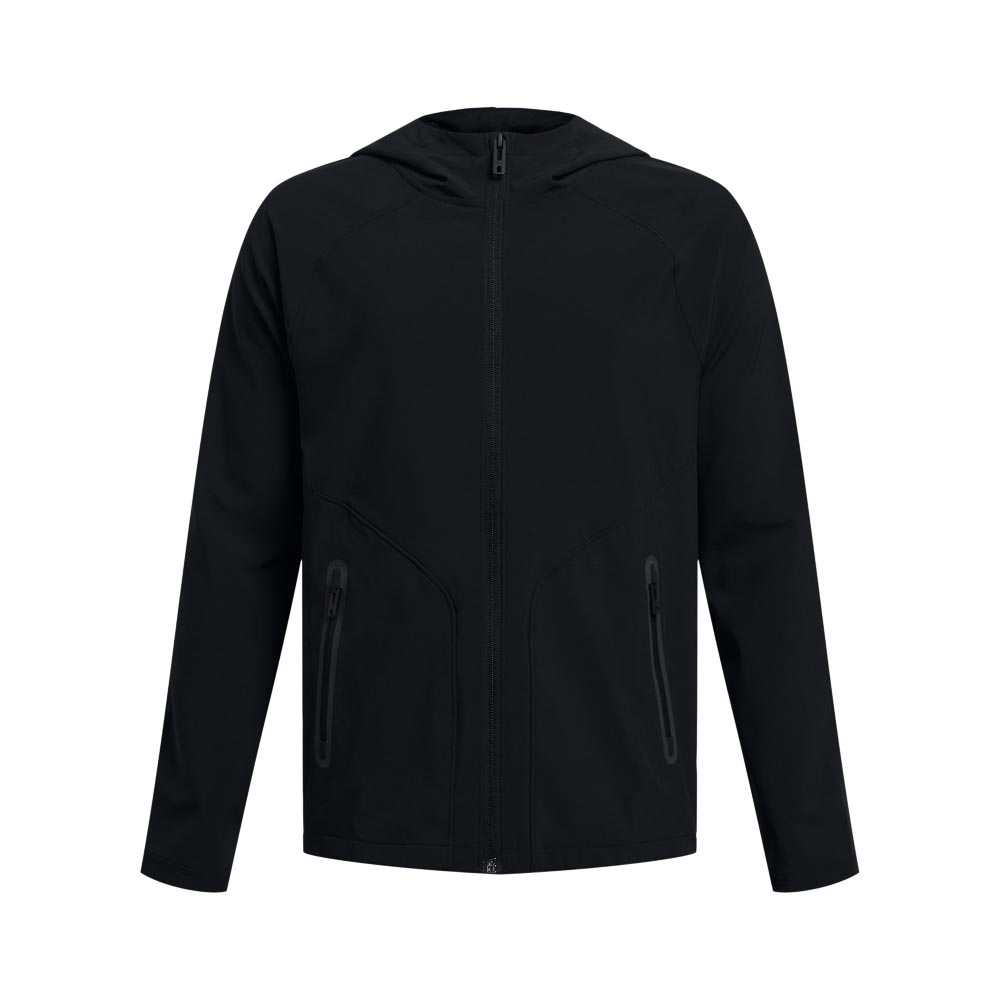 UA Boys Unstoppable Full Zip Hoody Black