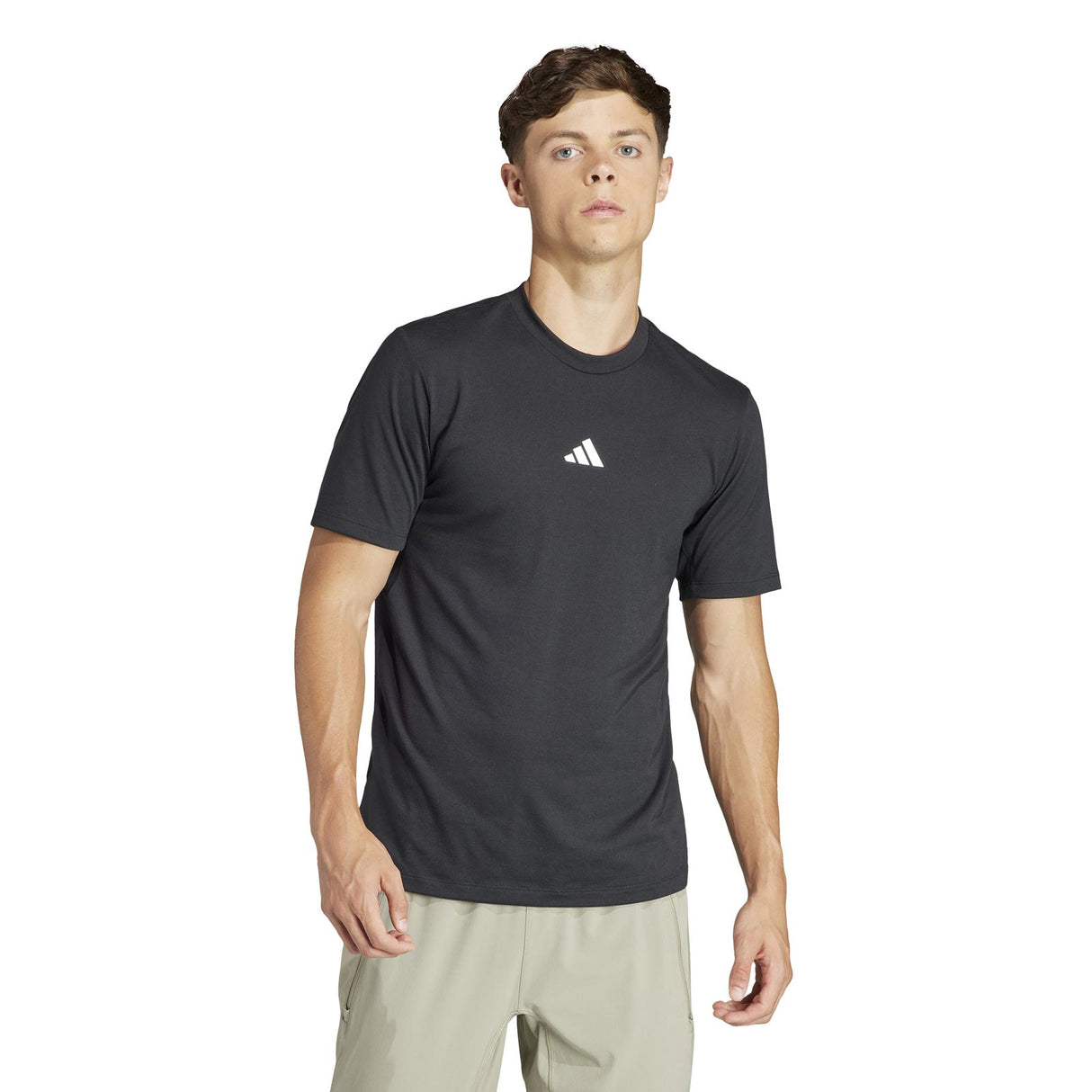 adidas Mens Logo Tee Black