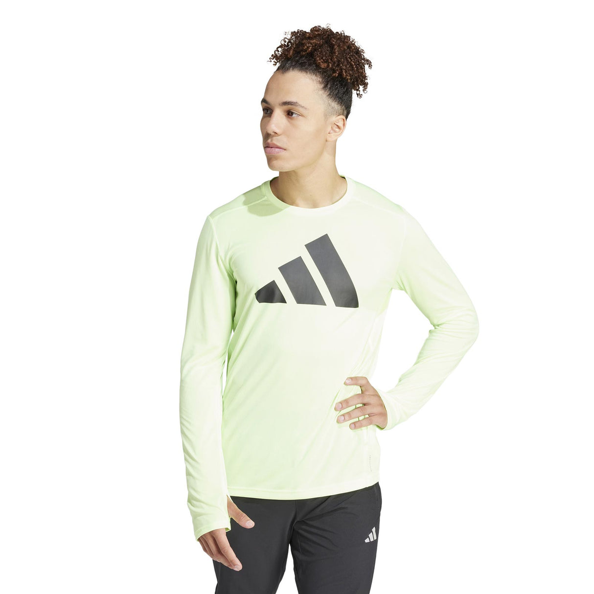 adidas Mens Run It LS Green