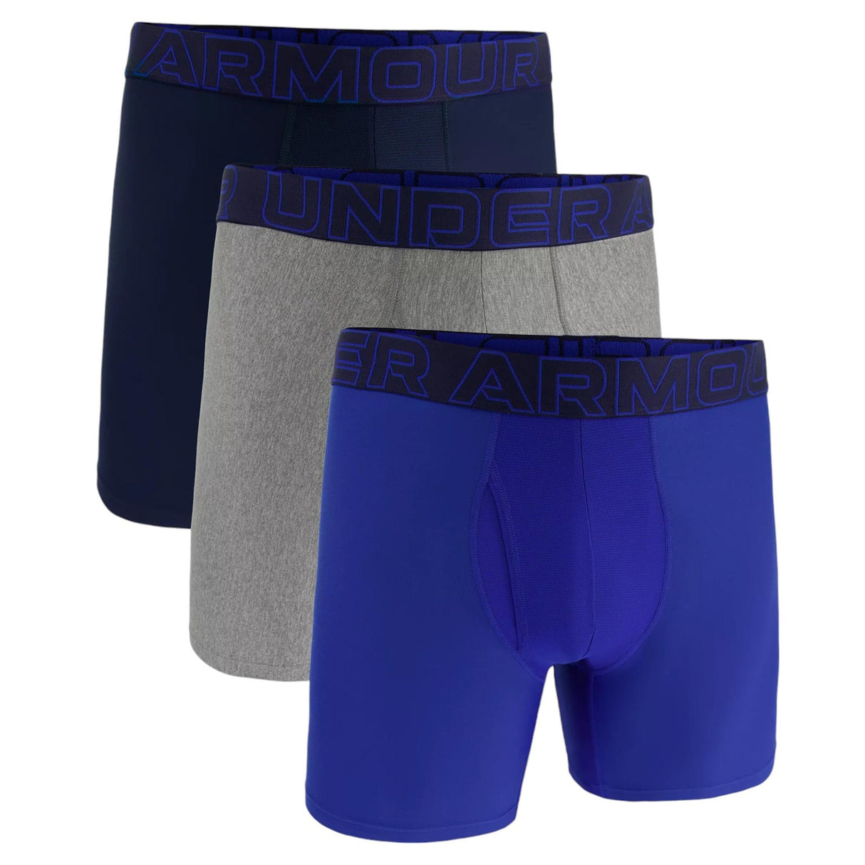 UA Performance Tech 6in Boxer 3Pk Multi