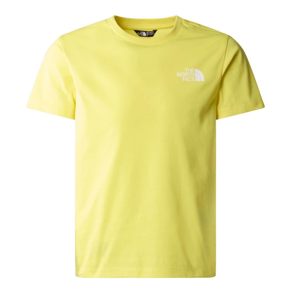TNF Teen SS Simple Dome Boys Tee Yellow