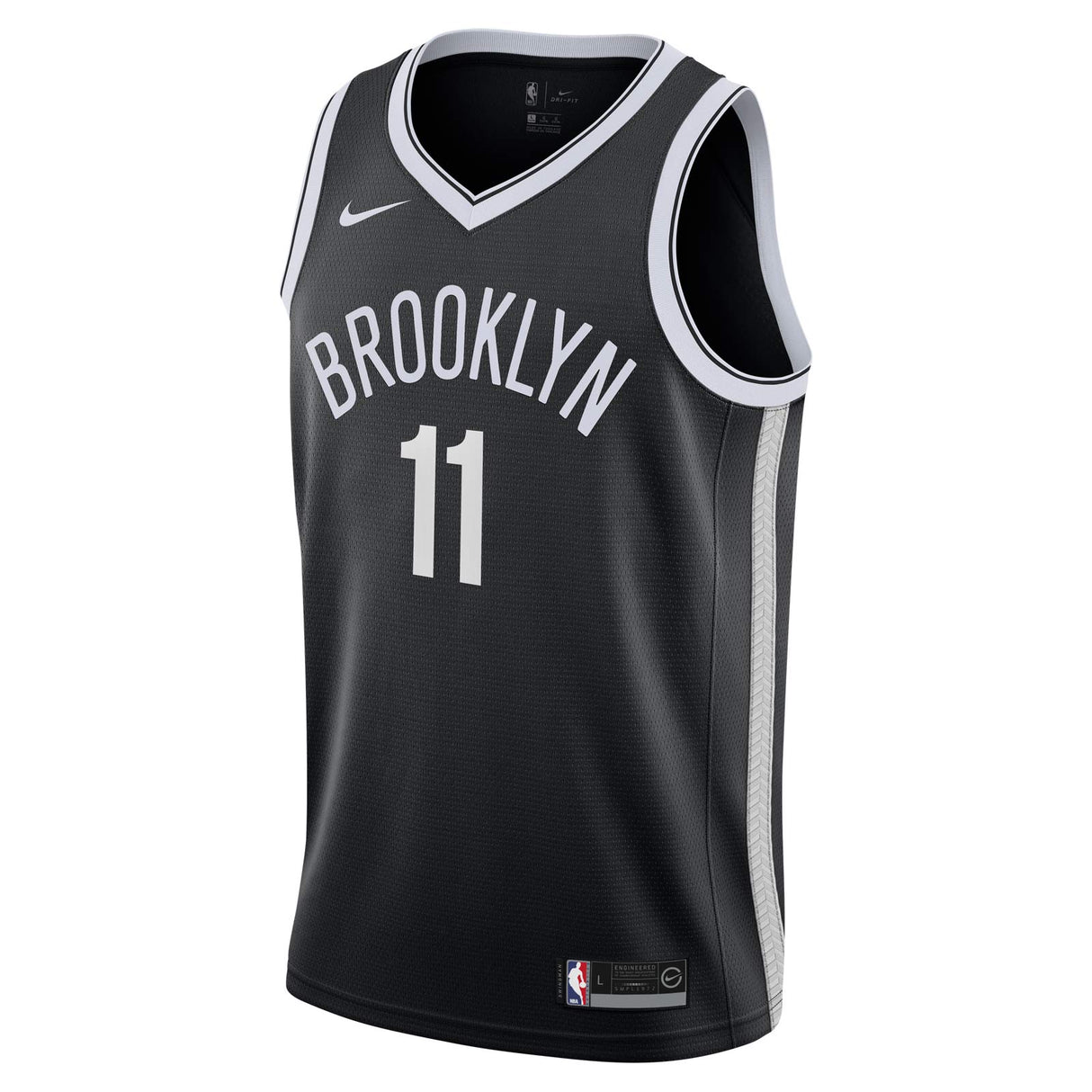 Nike Nets Irving Icon Kids Jersey Black