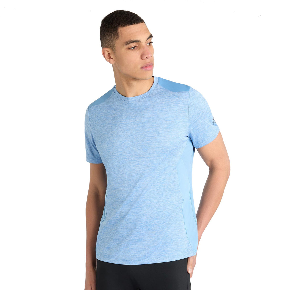 UMBRO PRO TRAINING MARL POLY TEE 23 BLUE