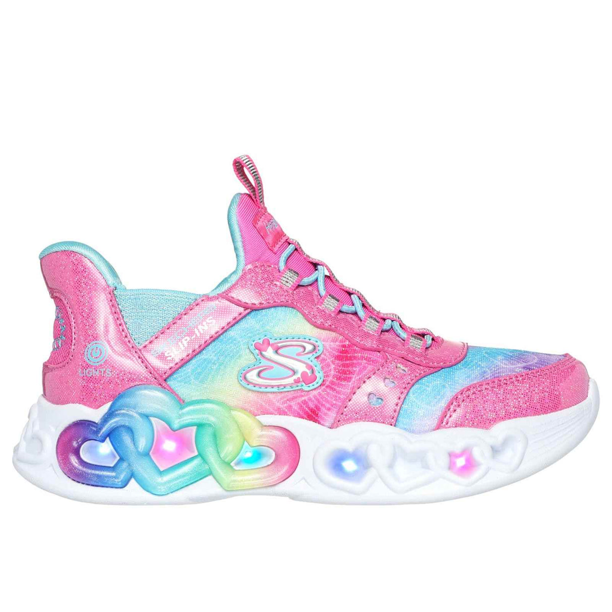 Skechers Slip Ins Infinite Heart Lights