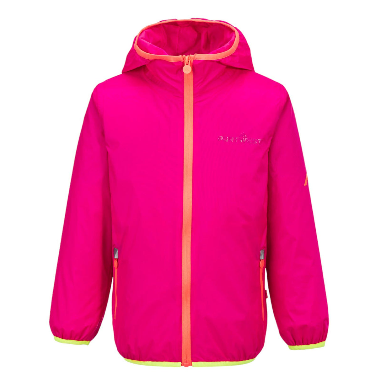 Portwest Girls Fota Rain Jacket Pink