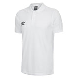 UMBRO FW PIQUE POLO Adult BRILL WHITE