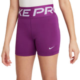 Nike Girls NP DF 3IN SE Shorts Purple