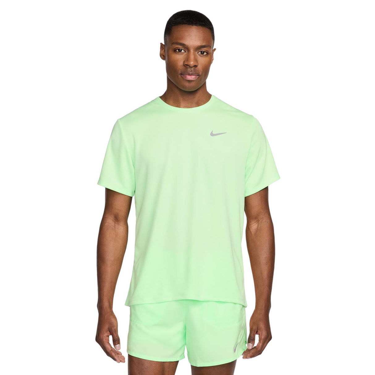 Nike Mens DF UV Miler SS Tee Green