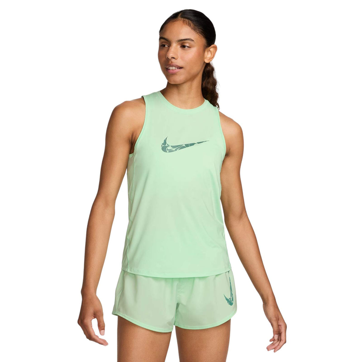 Nike One Wmns SWSH HBR Tank Green