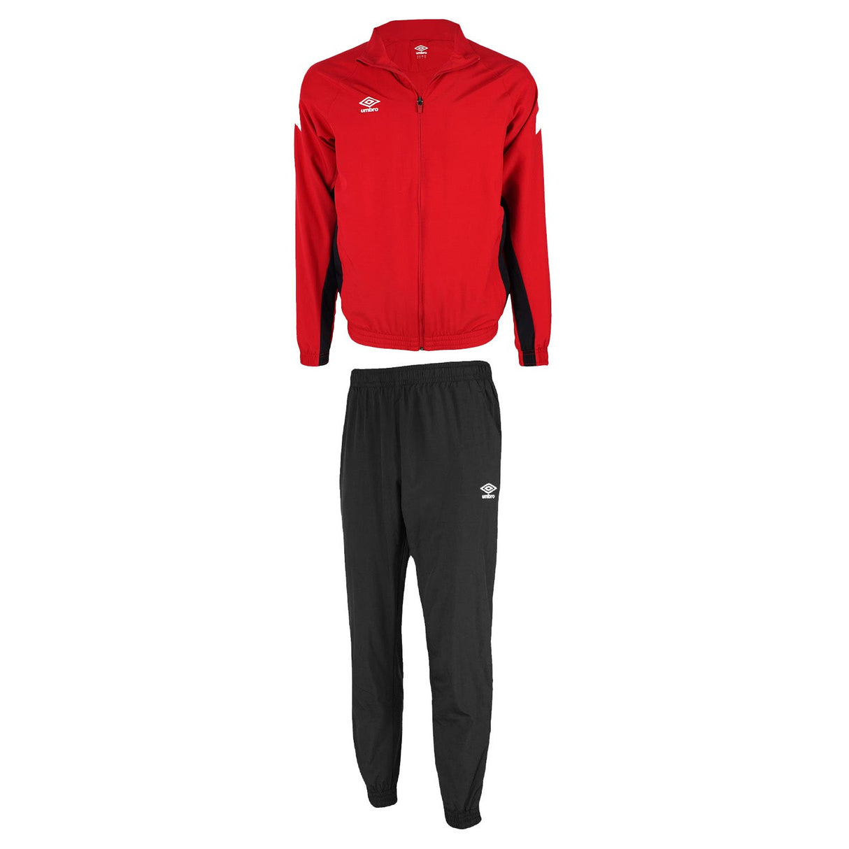 UMBRO TRN WVN SUIT RED/BLACK
