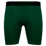 Blk Core COMPRESSION Mens Shorts Green