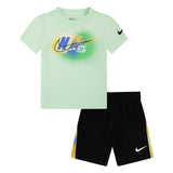 Nike B NK Hazy Rays Tee Shorts Set Green