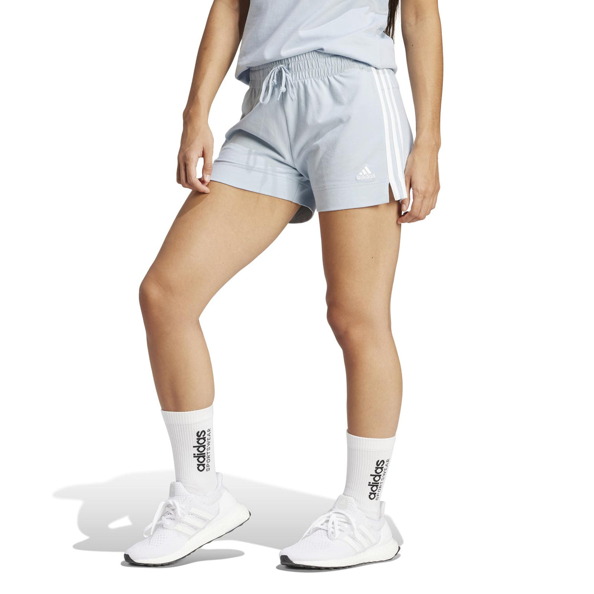 adidas 3S SJ Womens Short Blue
