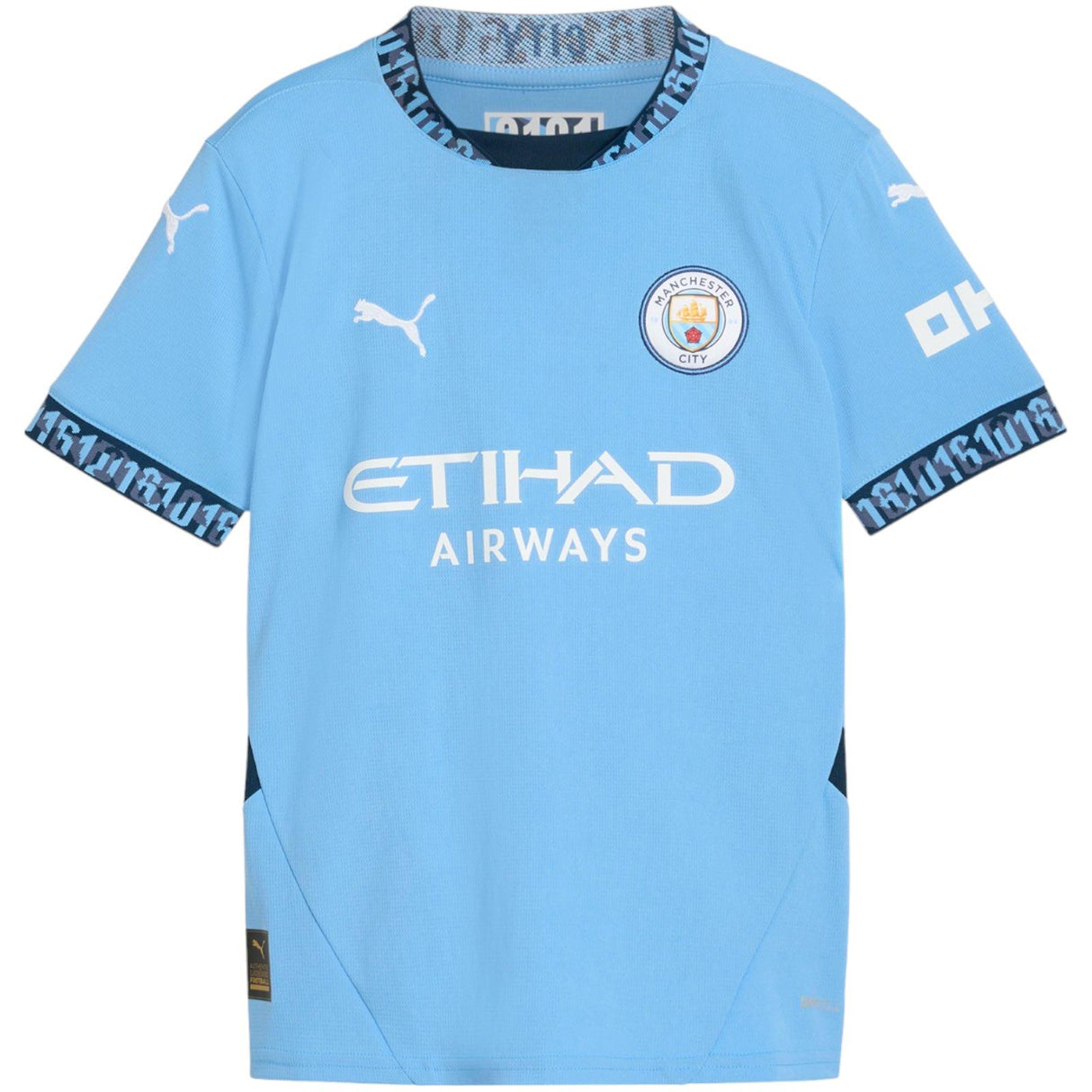 Puma MCFC 24 Kids Home Jersey Blue