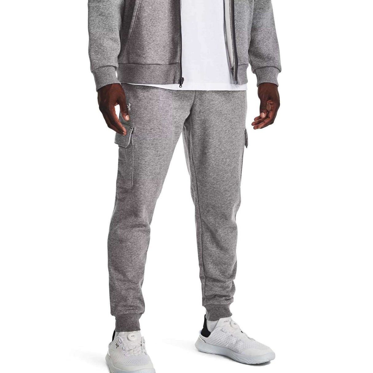 Under Armour Rival Flc Cargo Jogger Grey
