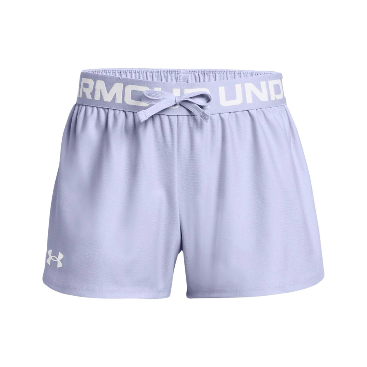 UA Girls Play Up Solid Shorts Purple
