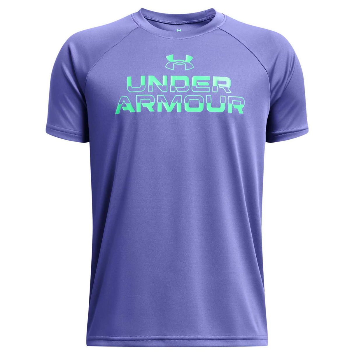 Under Armour Tech Split Wordmark SS Purp