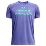 Under Armour Tech Split Wordmark SS Purp