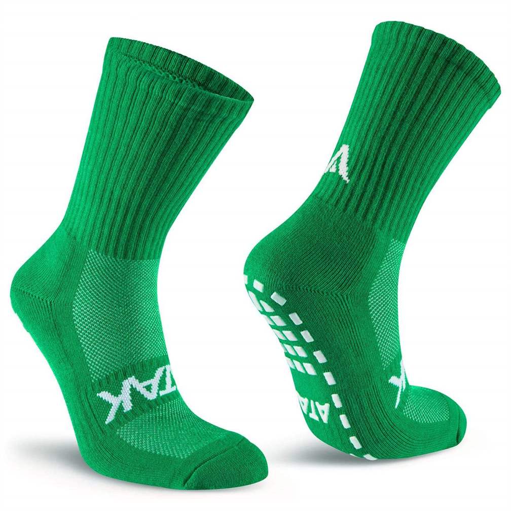 Atak Shox Grip Midleg Kids Sock Green