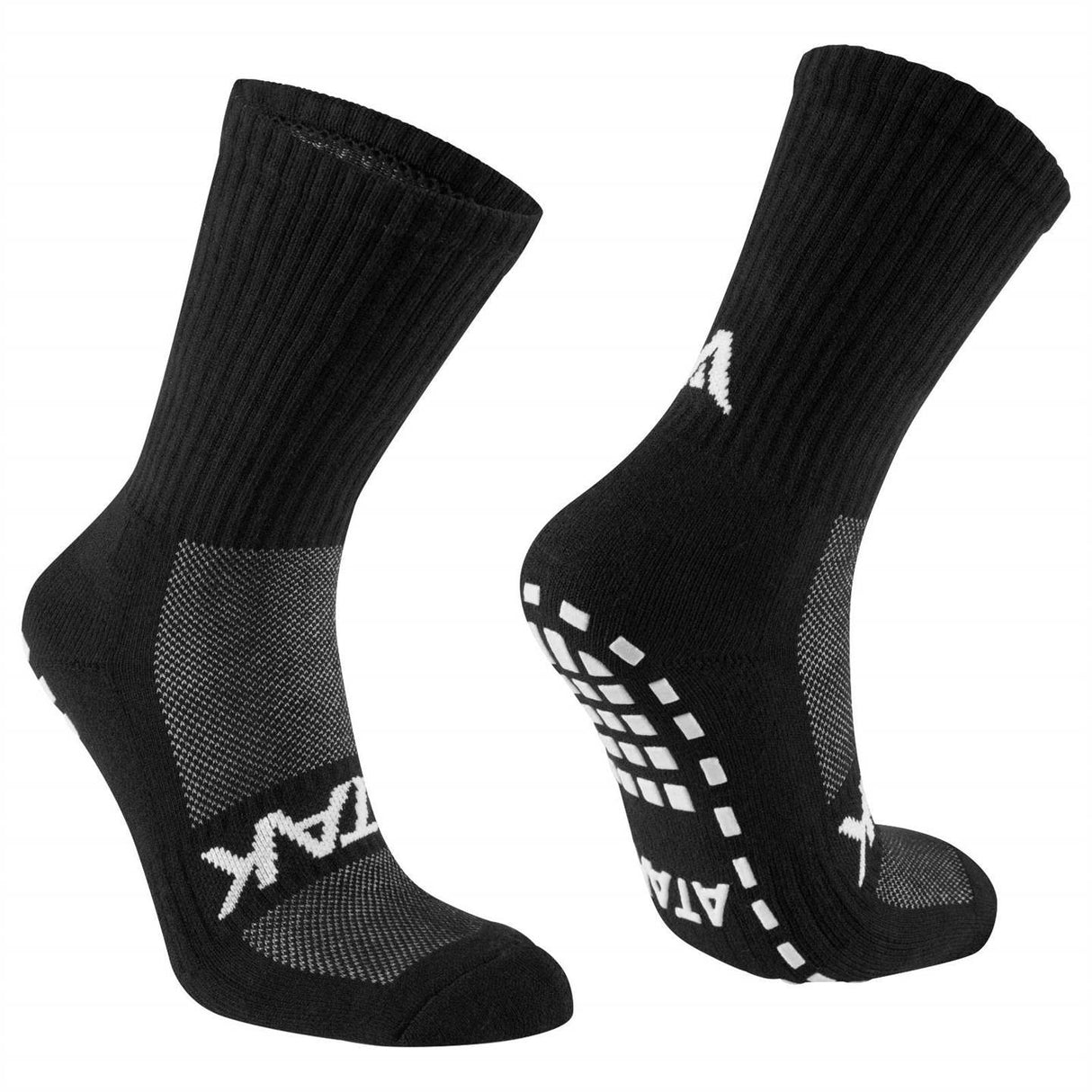 Atak Shox Grip Midleg Kids Sock Black
