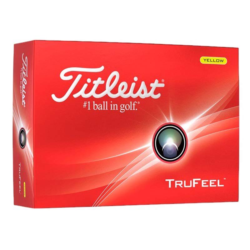 Titleist 2024 Trufeel Golf Ball Yellow