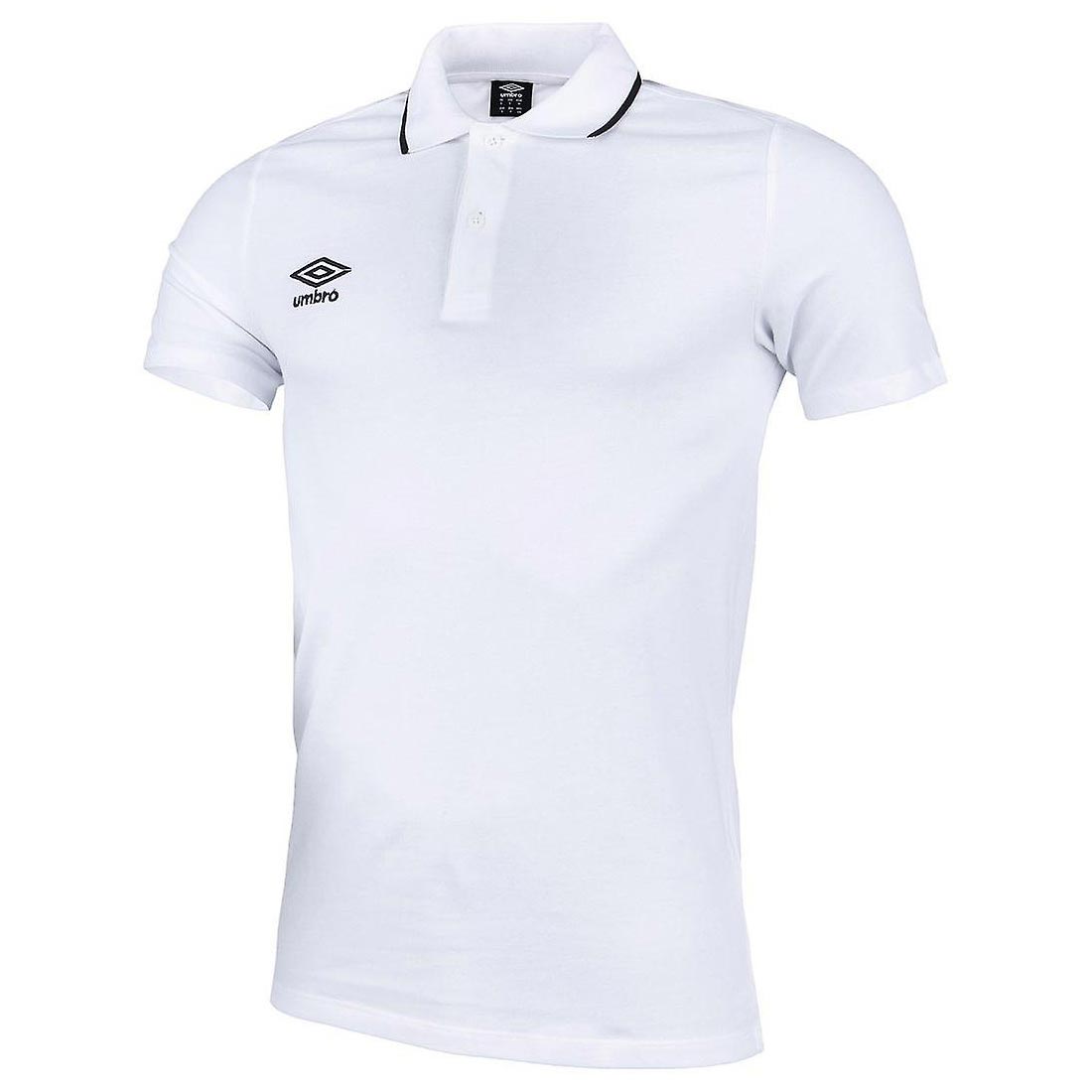 UMBRO FW PIQUE POLO Adult WHITE