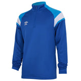 UMBRO 1/2 ZIP TOP Adult BLUE