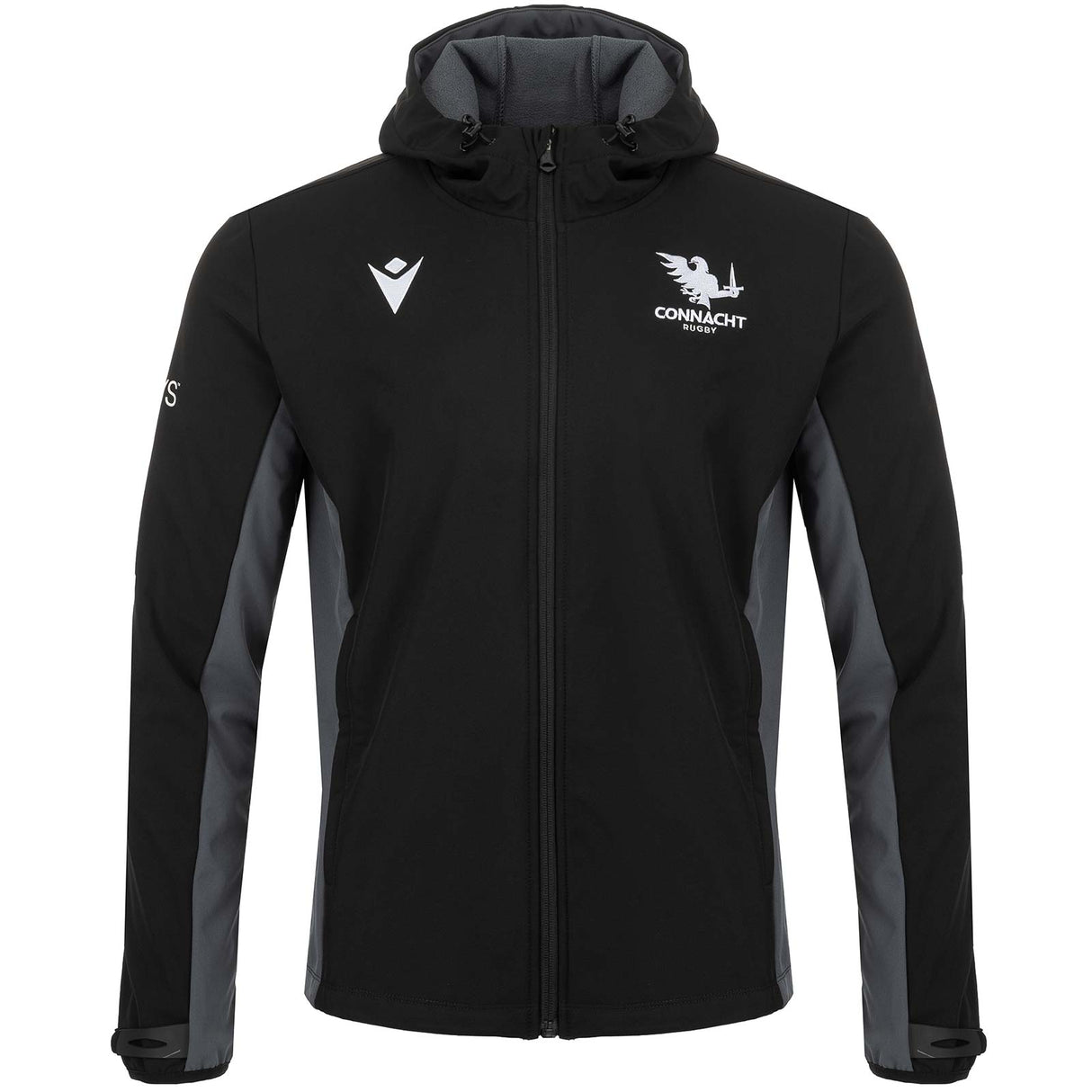 Macron Connacht 23/24 Himalaya Jackt Blk