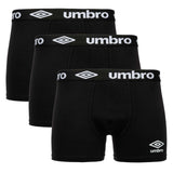 Umbro Boxer 3 Pack Black