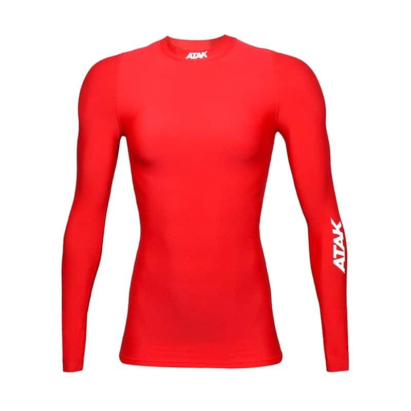 Atak Compression LS Top Youth Red