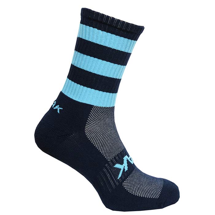 ATAK Shox Midleg Hoop Sock Navy/Sky