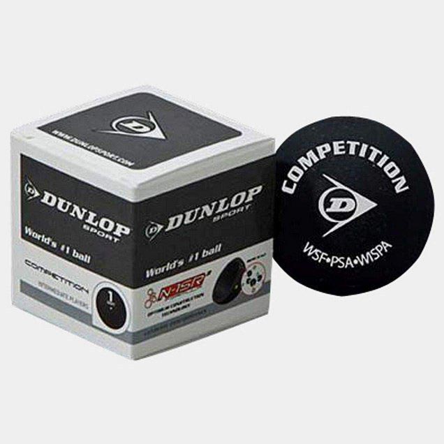 Dunlop 1 Dot Competition Squash Ball Blk