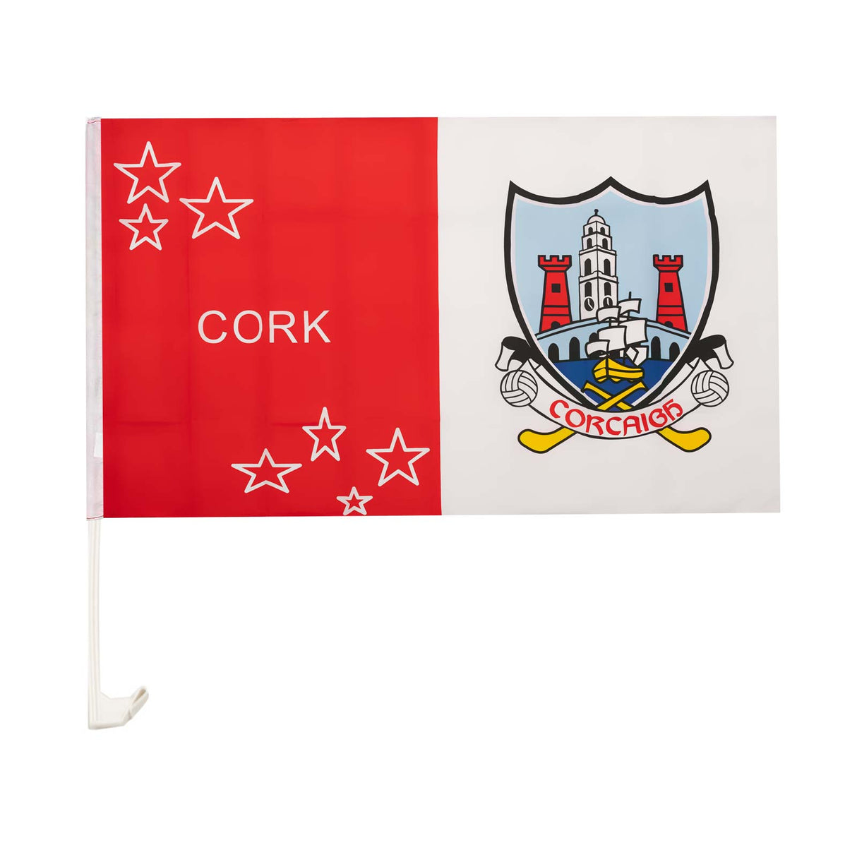 TCF DJ Daly Cork Car Flag Red