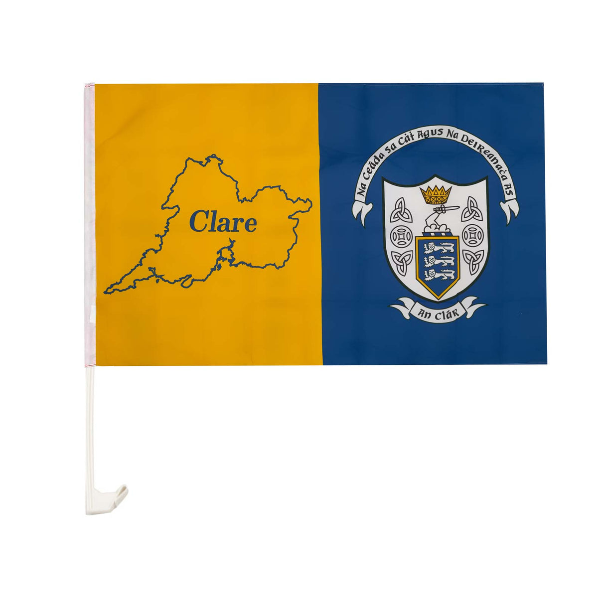 TCF Clare Car Flag Blue