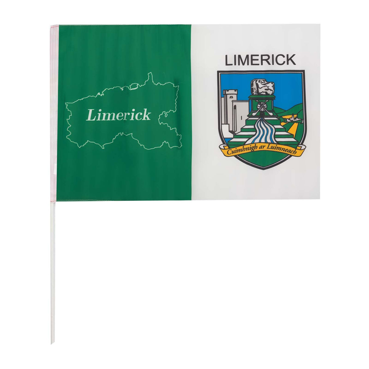TCF Limerick Handheld Flags Green