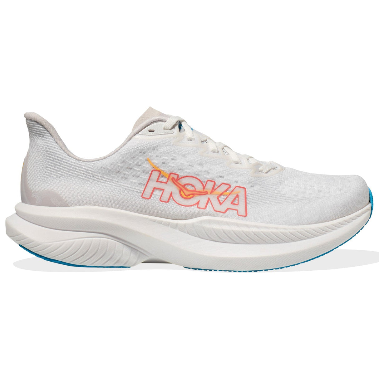 Hoka Mach 6 Womens White/Pink